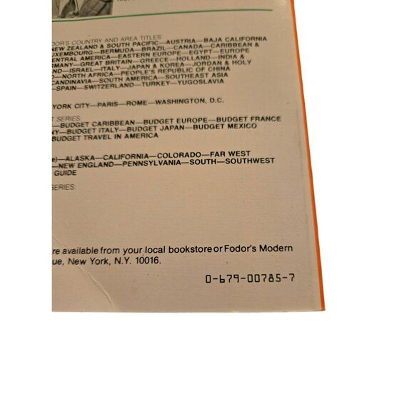 Fodor's far west 1982 - isbn 0679007857 - Picture 3 of 8
